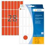 Vielzwecketikett 13x40mm rot 896 Stück