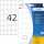 Herma Vielzwecketiketten permanent 16 x 22 mm weiss 32 Bl 1344 Etik.