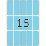 Herma Vielzwecketiketten permanent 20 x 50 mm blau 32 Bl 480 Etik.