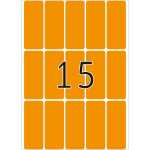 Herma Vielzwecketiketten permanent 20 x 50 mm leuchtora 24 Bl 360 Etik