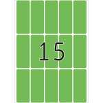 Herma Vielzwecketiketten permanent 20 x 50 mm grün 32 Bl 480 Etik.