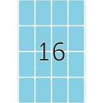 Herma Vielzwecketiketten permanent 25 x 40 mm blau 32 Bl 512 Etik.