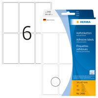 Herma Vielzwecketiketten permanent haftend 34 x 67 mm...