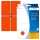 Herma Vielzwecketiketten permanent 52 x 82 mm rot 32 Bl 128 Etik.