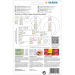 Herma Etiketten für Schmuck permanent 49 x 10 mm weiss 25 Bl 600 Etik.