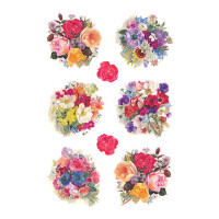 Herma Sticker DECOR Blumen Blumenschmuck 3 Bl