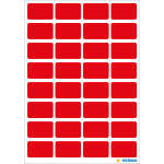Herma Vielzwecketiketten permanent 12 x 18 mm rot 160 Etik.