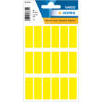 Herma Vielzwecketiketten permanent 12 x 34 mm gelb 90 Etik.