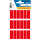 Herma Vielzwecketiketten permanent 12 x 34 mm rot 90 Etik.