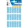 Herma Vielzwecketiketten permanent 12 x 34 mm blau 90 Etik.