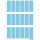 Herma Vielzwecketiketten permanent 12 x 34 mm blau 90 Etik.