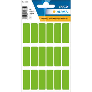 Herma Vielzwecketiketten permanent 12 x 34 mm grün 90 Etik.