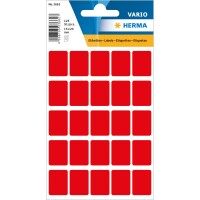 Herma Vielzwecketiketten permanent haftend 15 x 20 mm rot 125 Etik. Handbeschriftung