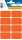 Herma Vielzwecketiketten permanent 25 x 40 mm rot 40 Etik.