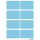 Herma Vielzwecketiketten permanent haftend 25 x 40 mm blau 40 Etik.