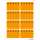 Tiefkühletiketten -Eiskristalle- orange 26x40 mm