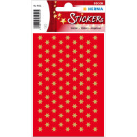 Herma Sticker DECOR Weihnachten Sterne gold Ø 6 mm...