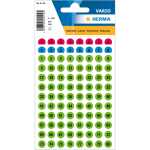 Zahlen Ø 8 mm 1-160 Papier farbig sortiert schwarz...