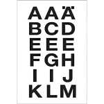 Selbstklebende Buchstaben zum Kennzeichnen, Beschriften und Markieren.
