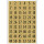 Herma Zahlen 1 - 100 13 x 12 mm Folie Goldfolie 4 Bl