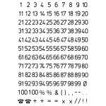 HERMA Zahlenetikett 84 x 120 mm (B x H) Folie schwarz 240 Etik./Pack.