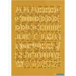 Herma Buchstaben A - Z 12 mm Prismaticfolie gold 1 Bl