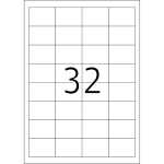 Herma Etiketten permanent 48,3 x 33,8 mm weiss PREMIUM 25 Bl 800 Etik.