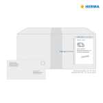 Herma Etiketten Typenschild stark 105 x 148 mm silber 25 Bl 100 Etik.