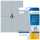 Herma Etiketten Typenschild stark 105 x 148 mm silber 25 Bl 100 Etik.