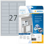 HERMA Typenschildetikett 63,5 x 29,6 mm (B x H) silber...