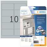 HERMA Typenschildetikett 96 x 50,8 mm (B x H) silber 250...