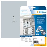 Herma TYPENSCHILD Etiketten  A4 25 210x297 SILBER