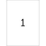 HERMA Typenschildetikett 210 x 297 mm (B x H) silber 25 Etik./Pack.