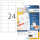 Herma Etiketten Korrektur Abdeckung 64,6 x 33,8 mm weiss 25 Bl 600 Et