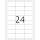 Herma Etiketten Korrektur Abdeckung 64,6 x 33,8 mm weiss 25 Bl 600 Et