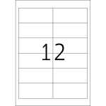 Herma Etiketten Korrektur Abdeckung 96,5 x 42,3 mm weiss 25 Bl 300 Et