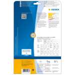 Herma Etiketten Korrektur Abdeckung 96,5 x 42,3 mm weiss 25 Bl 300 Et
