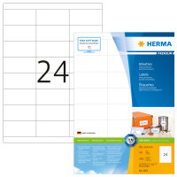 Herma Etiketten permanent haftend 70 x 33,8 mm weiss...