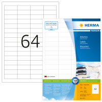 Herma Etiketten permanent haftend 48,3 x 16,9 mm weiss...