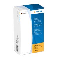 Herma Frankieretiketten permanent haftend 163 x 45 mm weiss doppelt 500 Etik. ohne Abziehlasche