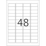 Herma Etiketten ablösbar 45,7 x 21,2 mm weiss 25 Bl 1200 Etik.