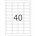 Herma Etiketten permanent 48,5 x 25,4 mm weiss PREMIUM 25 Bl 1000 Etik