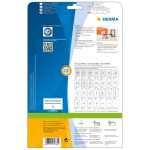Herma Etiketten permanent 70 x 36 mm weiss PREMIUM 25 Bl 600 Etik.