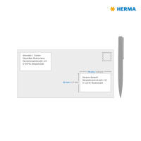 Herma Etiketten permanent haftend 70 x 42 mm weiss PREMIUM 25 Bl 525 Etik. LaserInkCopy