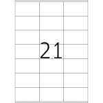 PREMIUM Etiketten A4, 70 x 42 mm, weiß, permanent haftend