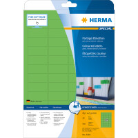 Herma Etiketten ablösbar 45,7 x 21,2 mm grün 20 Bl 960 Etik. LaserInkCopy