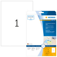 Herma Etiketten permanent haftend 210 x 297 mm Folie...