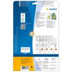 Herma Etiketten ablösbar Ø 10 mm weiss 25 Bl 7875 Etik. LaserInkCopy