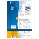 Tiefkühletiketten permanent 38,1 x 21,2 mm weiss 25 Bl 1625 Etik.