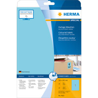 Herma Etiketten ablösbar 210 x 297 mm blau 20 Bl 20 Etik. LaserInkCopy